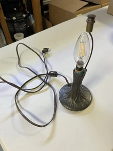Vintage Tiffa-Mini Kerzenständer Lampe 9811 nur Sockel OHNE SCHIRM funktioniert! - Bild 1 von 14