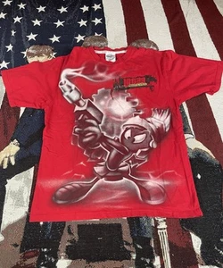 Paket 29 Herren XL Marvin the Martian Streetwear Looney Tunes rot Y2K Tshirt rot - Bild 1 von 5