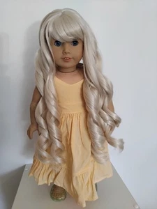 AMERICAN GIRL DOLL CUSTOM + OUTFIT EXCELLET CONDITION Blonde Hair Blue Eyes - Picture 1 of 14