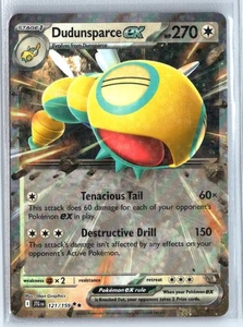 Dudunsparce ex 121/159 Pokemon Scarlet & Violet Journey Together Double Rare - Picture 1 of 2