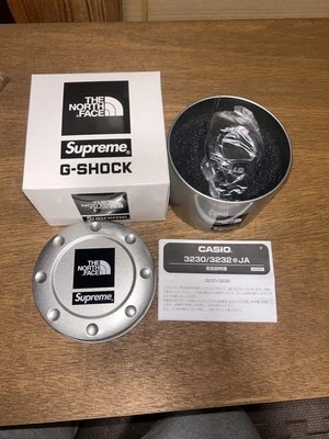 Reloj de colaboración Supreme G SHOCK DW 6900 The North Face negro Japón raro Foto 1 de 4