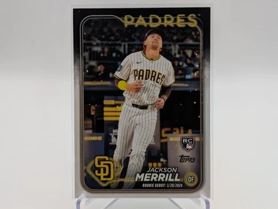 2024 Topps Update Series JACKSON MERRILL #US169 Rookie Debut RC - Image 1 of 2