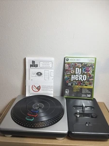 Paquete DJ Hero - Microsoft Xbox 360 Completo, Tocadiscos, Juego, Insertos - Imagen 1 de 24