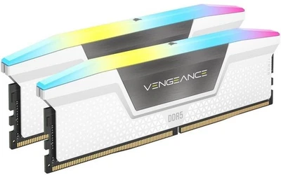 Corsair Vengeance RGB 32GB Kit DDR5-6000 CL30 (CMH32GX5M2B6000C30W)  Neu in OVP - Bild 1 von 3