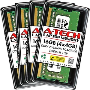 16GB 4x 4GB DDR4-2666 Dell Alienware Area-51m Memory RAM - Picture 1 of 4