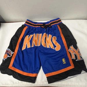New York Knicks Shorts Herren M blau orange NBA Basketball Just Don 1996 97 - Bild 1 von 12
