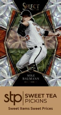 2022 Panini Select #120 Mike Baumann Holo - Image 1 of 2
