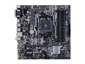 ASUS Prime B350M-A AMD B350 Socket AM4 MATX DDR4 Motherboard TESTED - Picture 1 of 4