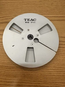 TEAC RE-711 7" Metal Aluminum Reel for tape decks - Imagen 1 de 7