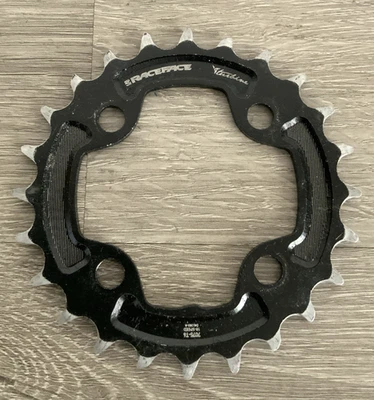 ANILLO CADENA TURBINA CARA CARRERA 24T 64 BCD NEGRO Foto 1 de 2