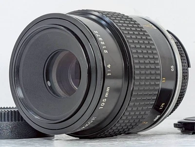 [Exc+5] Nikon Ai Micro-NIKKOR 105mm f/4 MF Macro Telephoto Lens from JAPAN - Image 1 of 4