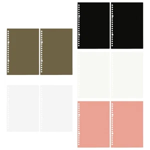 Loose Leaf Binder Cover A5/B5 Flexible Waterproof for Home School Student 1 Pair - Picture 1 of 10