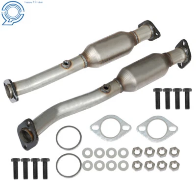 2PCS Catalytic Converter For Nissan Titan 5.6L 2004 2005 2006-2012 2013-2015 - Image 1 of 4