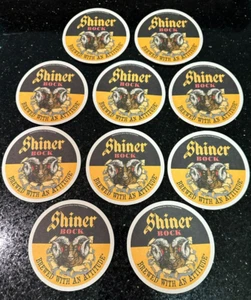 Sottobicchiere birra Shiner Bock Spoetzl Shinery Shiner TX Texas lotto di 10 - Foto 1 di 9