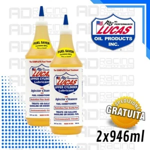 Additivo benzina diesel pulizia iniettori per moto auto Lucas oil da 2 x 946 ml - Imagen 1 de 4