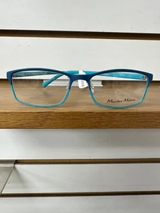 Authentische Massimo Milano Brille MM1016 COL213 blau Gestell 53 mm Rx-ABLE ST* - Bild 1 von 4