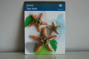 Aquarium Marine Farbig Seestern Orb Dekoration Orange 3 Pack Alle Aquarien - Bild 1 von 3