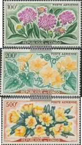 Stamps Kongo (Brazzaville) 1961 Mi 9-11 MNH 1961 Flowers - Picture 1 of 1