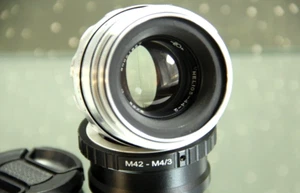 HELIOS 44-2 2/58mm Soviet lens ANAMORPHIC mod+ adapter Micro 4/3 - Picture 1 of 16
