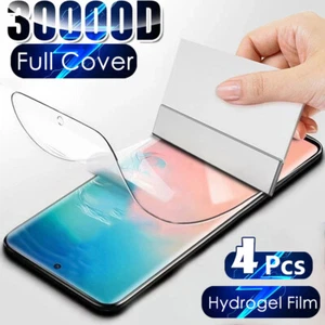 For Samsung S23 S22 S21 S20 Plus Ultra 5G 4PCS Hydrogel Screen Protector TPU - Picture 1 of 36