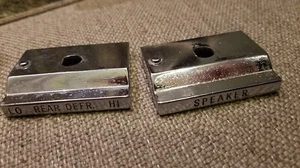 1963 - 65 various Pontiac model - Dash  (Speaker & Defrost) Switch Bezels - Att - Picture 1 of 6