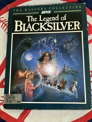 The Legend Of Blacksilver 1988 Apple II RPG Complete Epyx  - Image 1 of 4