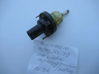 Porsche 911/912 ('65- '73) Posteriore Finestrino Sbrinatore Switch / N.Manopola - Immagine 1 di 4