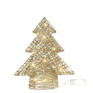 LED Deko Baum Weihnachten - Weihnachtsdeko Tannenbaum mit LED & Timer - 32cm - Bild 1 von 6