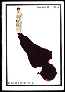 Theaterprogramm, Komische Oper Berlin, Madam Butterfly, 1980 - Bild 1 von 1