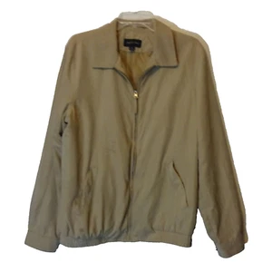 Joseph & Feiss Men's Large Tan Jacket Full Zip Lightweight & Stylish - Picture 1 of 5