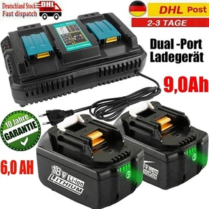 4X 18V 9AH 6AH Für Makita 18Volt Akku BL1860B LXT Li-ion BL1850B BL1840 BL1830 B - Bild 1 von 63