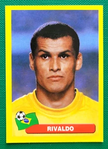 2002 Navarrete Korea Japan World Cup FIFA Face CROMO #153 RIVALDO BRAZIL SOCCER - Picture 1 of 2