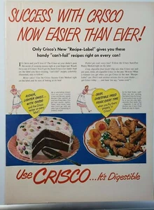 Lot 8 Vtg Baking Ads Py o My Ready Whip Crisco Durkee Nucoa Domino Fleischmanns - Picture 1 of 8
