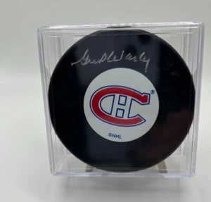 Gump Worsley Montreal Canadiens HHOF Signed Puck PSA DNA AL78372 - Picture 1 of 4