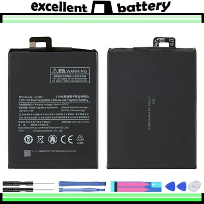 for Xiaomi Mi Max 2 Max2 Battery BM50 5300mAh Good Quality - Imagen 1 de 4