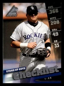 Larry Walker 1998 Pinnacle Inside #150 HOF Colorado Rockies NM-MINT - Picture 1 of 2