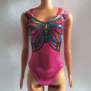 NEW! 2022 Barbie Travel Holiday Fun Summer Doll Pink Butterfly Swim Suit Clothes - Picture 1 of 1