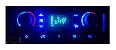 03-06 Blue DiY Led Upgrade Kit  Climate Control Silverado Sierra Escalade GM - Image 1 of 4