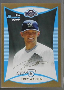 2008 Bowman Draft Prospects Gold Trey Watten #BDPP27