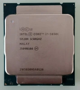 Intel Core i7-5930K CPU Processor 15M Cache, up to 3.70 GHz 6 Cores FCLGA2011-3 - Picture 1 of 1