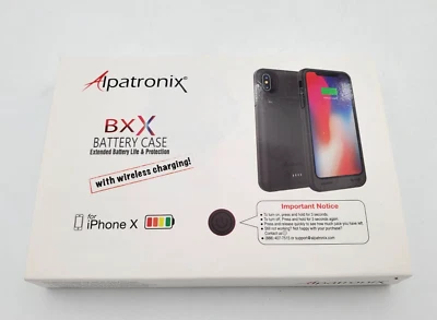 Alpatronix BXX Battery Case Extended Battery Life & Protection For iPhone X Blac - Image 1 of 4