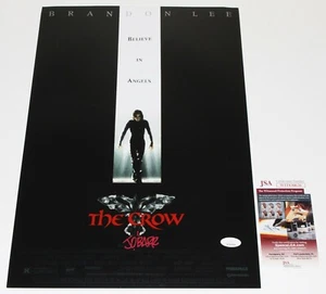 JAMES O'BARR SIGNED 'THE CROW' 12x18 MOVIE POSTER JSA COA COMIC BOOK ARTIST - Picture 1 of 5