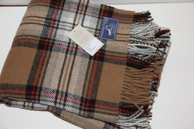 Bronte by Moon Highland Tweeds Pura Lana Nueva Camel Steward Tartán Escocés Burberry Foto 1 de 4