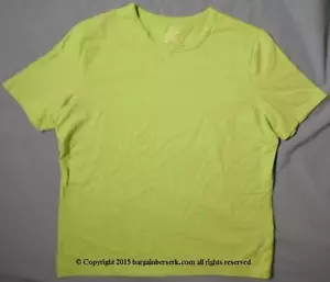 JONES SPORT GRÖSSE MEDIUM 95 % BAUMWOLLE 5 % ELASTHAN LIMETTE KURZÄRMELIGES OBERTEIL TJ235 - Bild 1 von 1