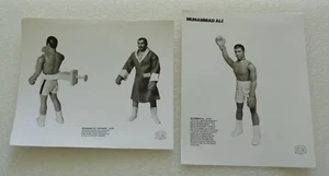 MEGO LOT 2 SALESMAN SAMPLE PHOTOS MUHAMMAD ALI AND OPPONENT - Picture 1 of 3