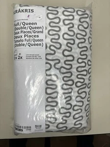 IKEA 3 Piece Set Queen Full Krakris Duvet Cover 2 Pillowcases Paulin Machado New - Picture 1 of 5