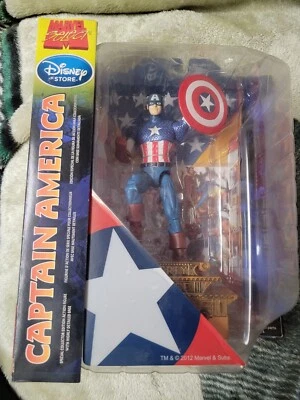 🗨🇺🇲 Marvel Select Classic Captain America Action Figure 2012 🇺🇲🗨 - Image 1 of 4