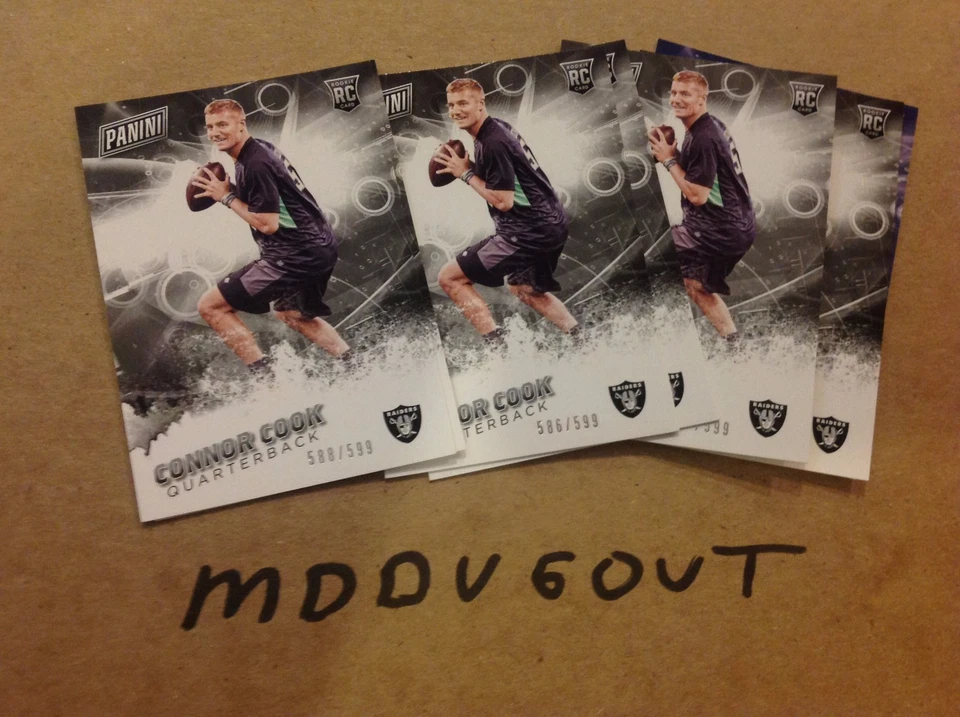 CONNOR COOK #44 Raiders QB RC #ed/599 Made 2016 Panini Fathers Day QTY AVL - Image 1 of 1