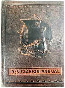1935 Yearbook SALEM HIGH SCHOOL sports, clubs, photographs CLARION ANNUAL Oregon - Picture 1 of 6