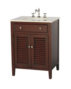 26-Inch Cottage Style Single Sink Bathroom Vanity Model 1128-26 - Picture 1 of 6
